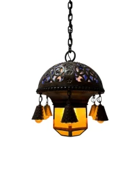 Vienna Secession Art Nouveau Chandelier Austria, 1900s